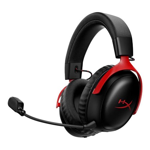 HyperX Cloud III S Wireless Gaming Headset - Black/Red — vista 1