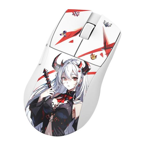 Redragon MCM916H Ultra Light Wireless Gaming Mouse (White) - Redragon Anime — vista 1