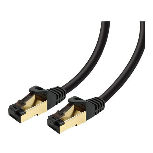 PPA 25 Ft. Cat 7 Molded Snagless Ethernet Cable - Black — vista 1