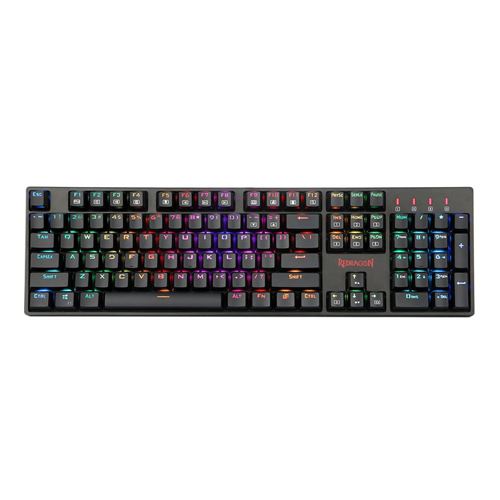 Redragon MCK582 SURARA RGB LED Backlit Mechanical Gaming Keyboard with 104 Keys-Linear and — vista 1