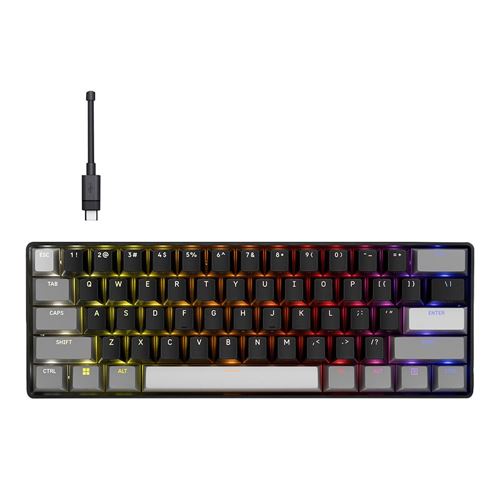 Corsair Clipper Pro Mini 60 Hall Effect Gaming Keyboard - Black — vista 1