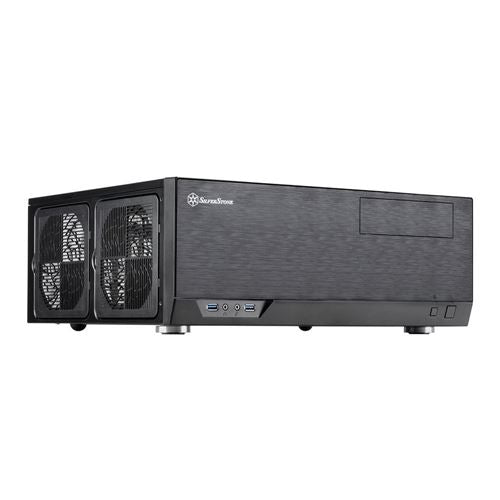 SilverStone GD09 Home Theater PC ATX Mini-Tower Computer Case - Black — vista 1