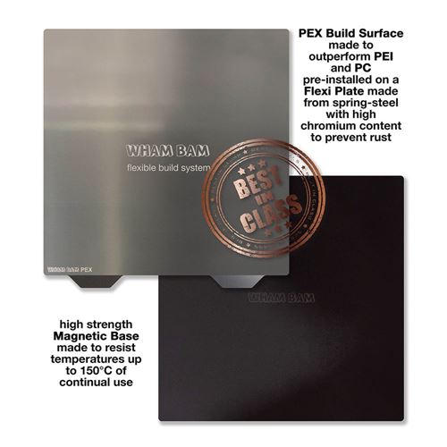 Wham Bam 232 x 154 Flexible Build System for FDM Printers — vista 1
