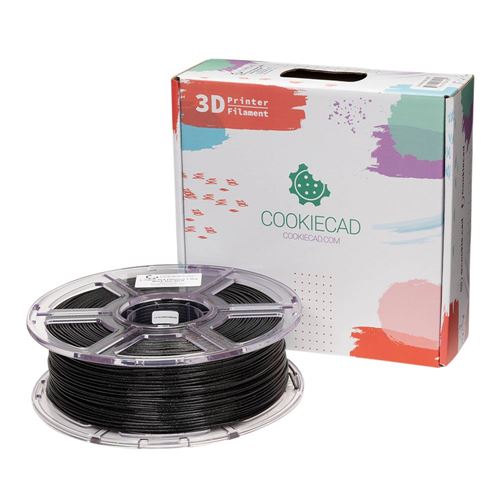 Cookiecad 1.75mm PLA Glitter 3D Printer Filament Single Color 1.00 kg (2.2 lbs.) Spool - B — vista 1
