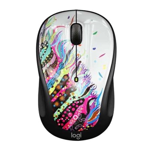 Logitech M325S WRLS MSE CELEB BLK — vista 1