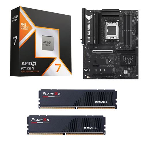 AMD Ryzen 7 9850X3D, ASUS B850E TUF Gaming WiFi6E AM5, G.Skill Flare X5 Series 32GB DDR5-6 — vista 1