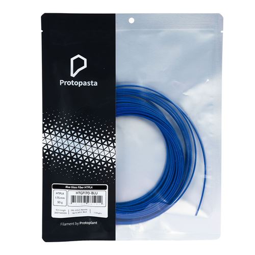 Proto-Pasta 1.75mm Glass Fiber HTPLA 3D Printing Filament 50.00 g (1.76 oz.) Coil - Blue
— vista 1