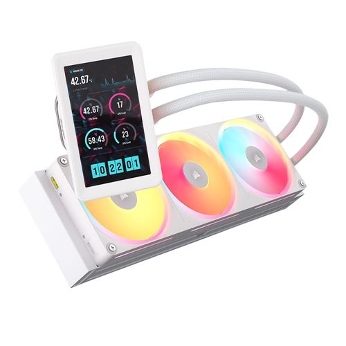Corsair TITAN II 360 RX LCD WHITE — vista 1