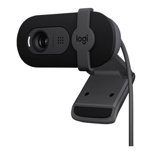Logitech Brio 100 1080p Webcam - Graphite
Auto-Light Balance, Privacy Shutter — vista 1