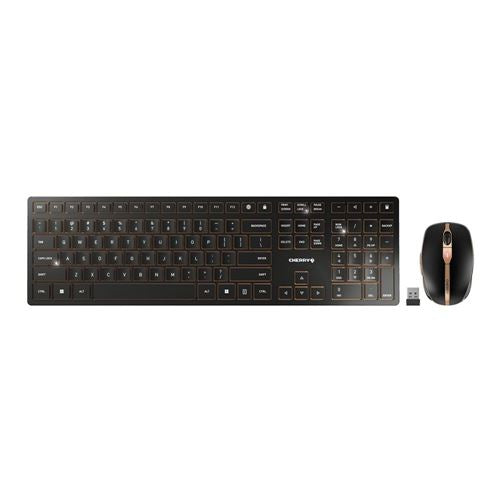 Cherry DW 9100 SLIM Wireless Keyboard and Mouse Combo - Black — vista 1