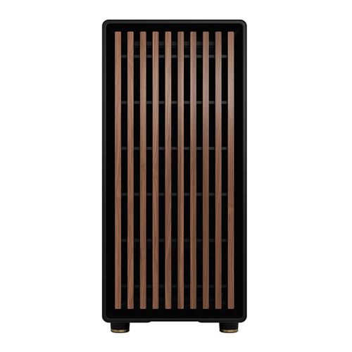 Fractal Design North Mesh ATX Mid-Tower Computer Case - Black/Walnut — vista 1