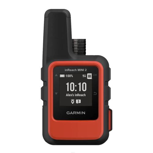 Garmin inReach Mini 2 Satellite Communicator - Flame Red — vista 1