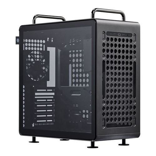 Cooler Master QUBE 540 Tempered Glass ATX Mid-Tower Computer Case - Stardust Iron — vista 1