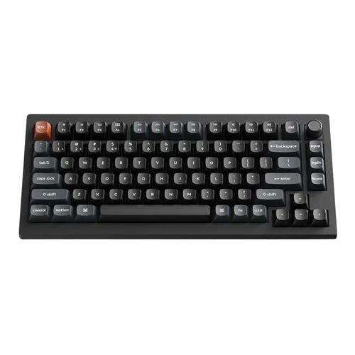 Keychron V1 Ultra 8K Wireless Mechanical Keyboard, Banana Silk POM Switch- Black — vista 1