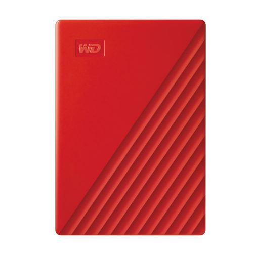 WD My Passport 2TB USB 3.2 (Gen 1 Type-A) 2.5" Portable External Hard Drive - Red — vista 1