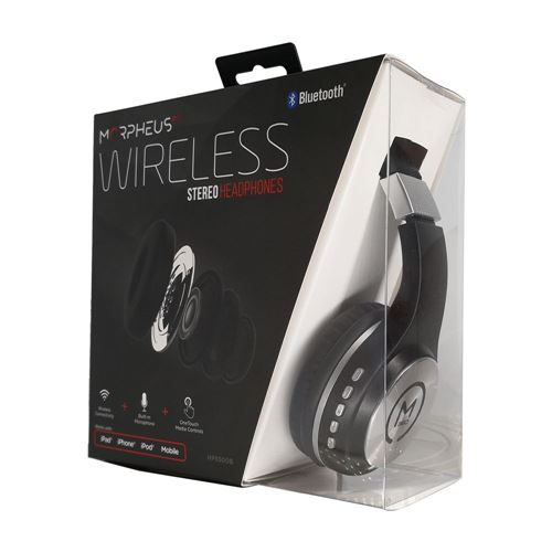 Morpheus 360 Serenity HP5500B Wireless Bluetooth Stereo Headphones - Black
Foldable Desig — vista 1