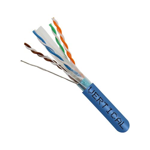 Vertical Cable Cat6A 10G Shielded 23AWG Solid Bare Copper PVC 1000ft Bulk Ethernet Cable - — vista 1