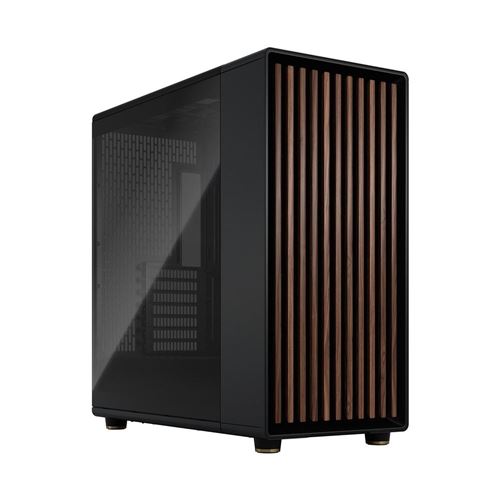 Fractal Design North XL Tempered Tinted Glass eATX Full Tower Computer Case - Black/Walnut — vista 1