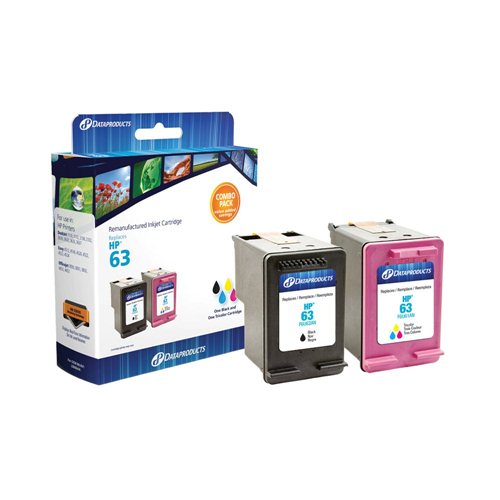 Dataproducts Remanufactured HP 63 Black / Tri-color Combo Pack
Genuine HP refilled cartri — vista 1