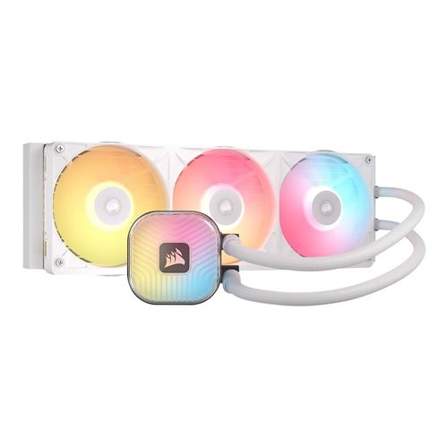Corsair iCUE LINK TITAN II RGB 360mm All in One Liquid CPU Cooling Kit - White — vista 1