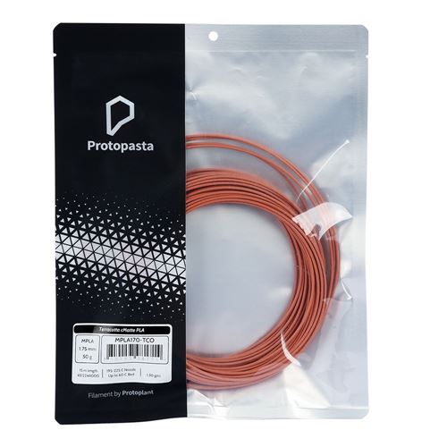 Proto-Pasta 1.75mm C-Matte PLA Protopasta 3D Printing Filament 50.00 g (1.76 oz.) Coil - T — vista 1
