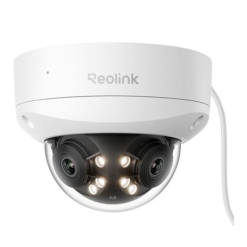 Reolink Duo P757 Panoramic Vandal Proof Security Camera - White — vista 1