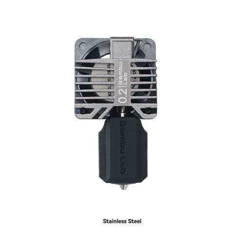 Bambu Lab P1 - Complete Hotend Assembly with Stainless Steel Nozzle - 0.2mm — vista 1