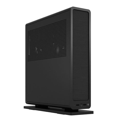 Fractal Design Ridge Mini-ITX Mini Tower Computer Case - Black — vista 1