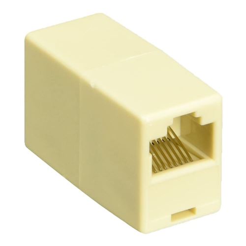 Intellinet CAT 5e RJ-45 Female to RJ-45 Female In-Line Coupler - Gray — vista 1