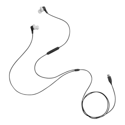 JBL Endurance Run 3 USB-C Wired Earbuds - Black/Gray — vista 1