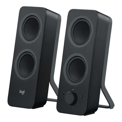 Logitech Z207 Bluetooth 2 Channel Stereo Computer Speakers - Black — vista 1