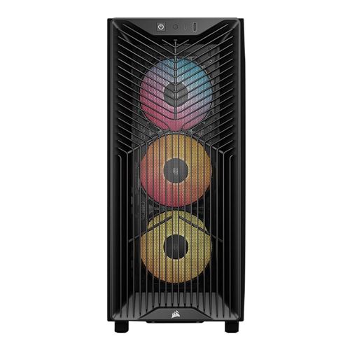 Corsair 3200D RS ARGB Tempered Glass ATX Mid-Tower Computer Case - Black — vista 1