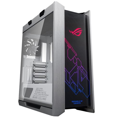 ASUS ROG Strix Helios GX601 RGB Tempered Glass ATX Mid-Tower Computer Case - White Edition — vista 1