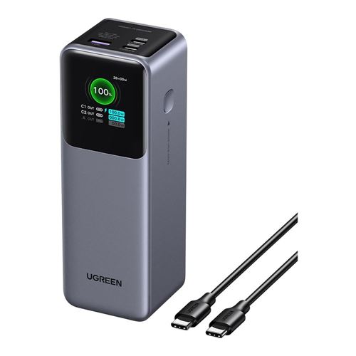 UGreen 25000mAh 200W Power Bank with Smart Digital Display — vista 1