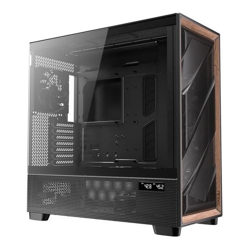Antec Flux Pro Tempered Glass eATX Full Tower Computer Case - Black — vista 1