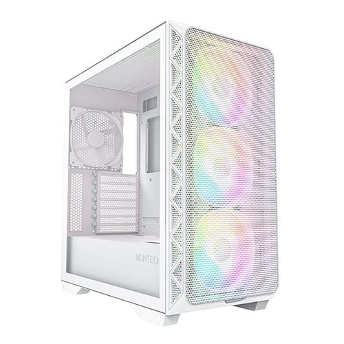 Montech AIR 903 MAX ATX Mid-Tower Computer Case - White — vista 1