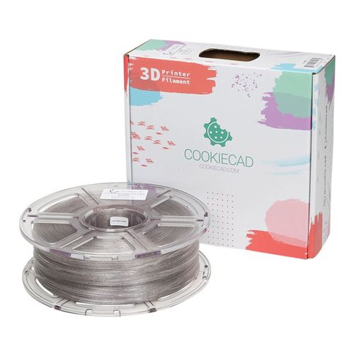 Cookiecad 1.75mm PLA Glitter 3D Printer Filament 1.0 kg (2.2 lbs.) Spool - Rainbow
Dimens — vista 1