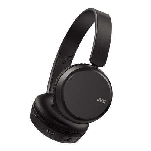 JVC HA-S36W Foldable Wireless Bluetooth Headphones - Black — vista 1