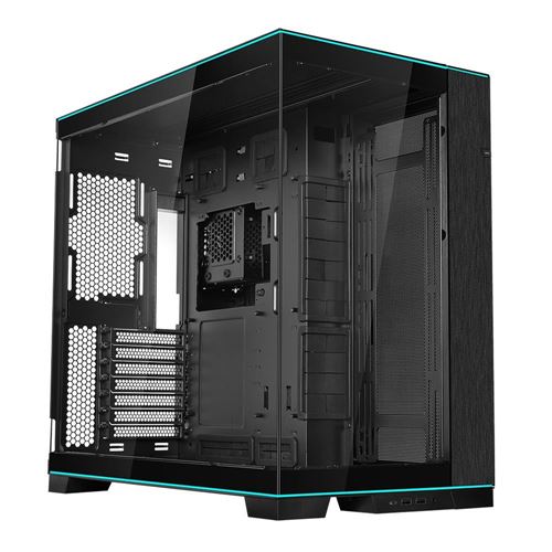 Lian Li O11D EVO RGB Tempered Glass ATX Mid-Tower Computer Case - Black — vista 1
