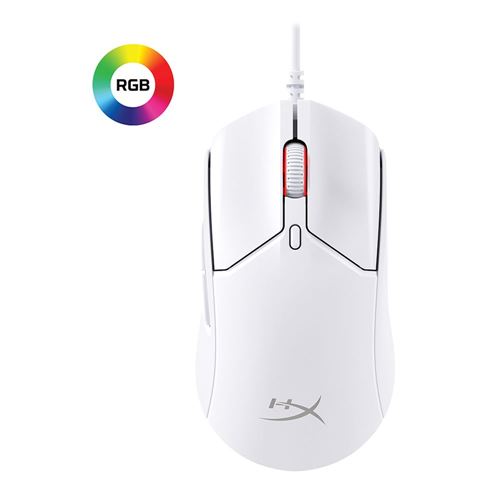 HyperX Pulsefire Haste 2 Wired Ultra-Light Gaming Mouse - White — vista 1