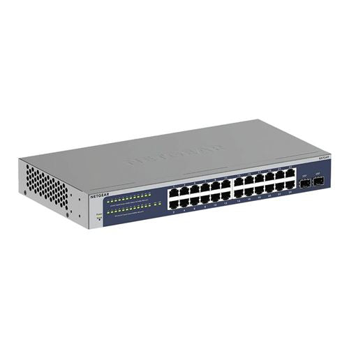 NETGEAR 24-Port Gigabit Ethernet Smart Switch (GS724T) - Managed
2 x 1G SFP; Desktop or — vista 1