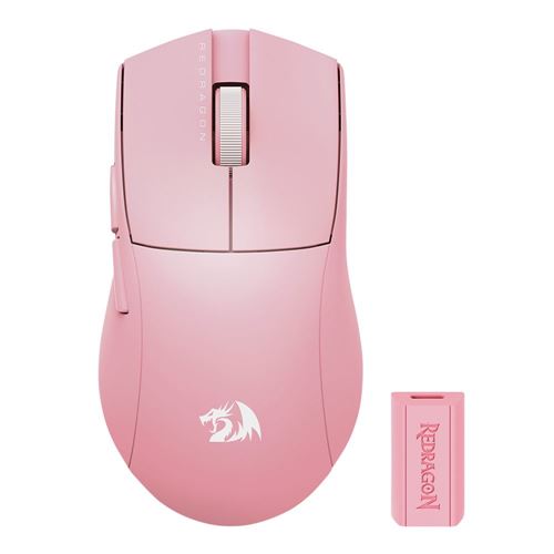 Redragon MCM916 Pro Ultra Light Wireless Gaming Mouse - Pink — vista 1
