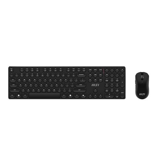 MSI FORGE K210 Wireless Combo Gaming Keyboard and Mouse - Black — vista 1