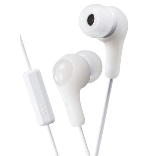 JVC Gumy Plus Earbuds - White
Integrated Microphone; Silicone Earpieces; In-line Contro — vista 1