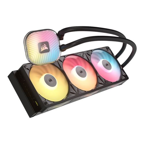 Corsair iCUE LINK TITAN II RGB 360mm All in One Liquid CPU Cooling Kit - Black — vista 1