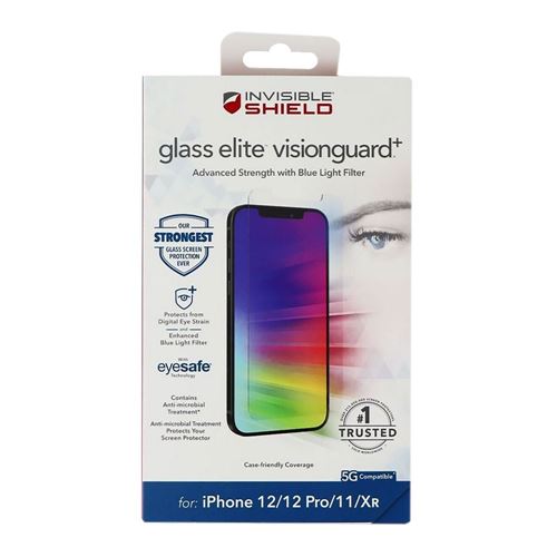 Zagg InvisibleShield Elite VisionGuard+ Glass Screen Protector — vista 1