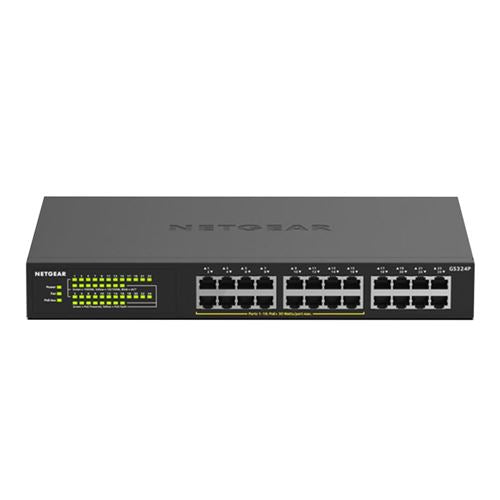 NETGEAR GS324P 24-Port Gigabit PoE+ Compliant Unmanaged Switch — vista 1