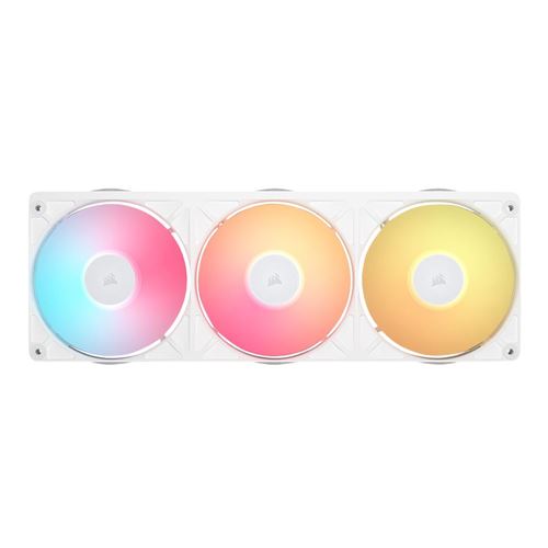 Corsair iCUE LINK RX360 II Unified Frame RGB Magnetic Dome Bearing 360mm Case Fan - White — vista 1
