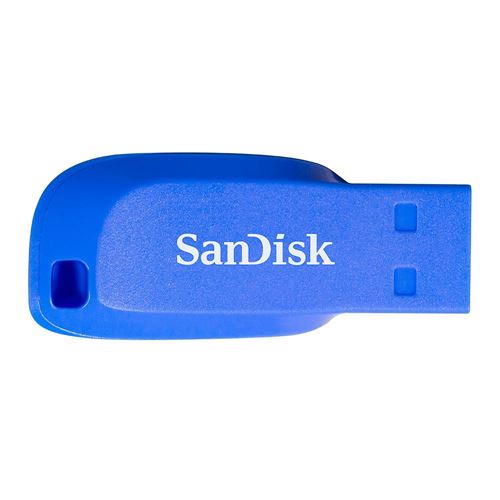 Sandisk 64GB Cruzer Blade SuperSpeed+ USB 2.0 Flash Drive - Electric Blue — vista 1
