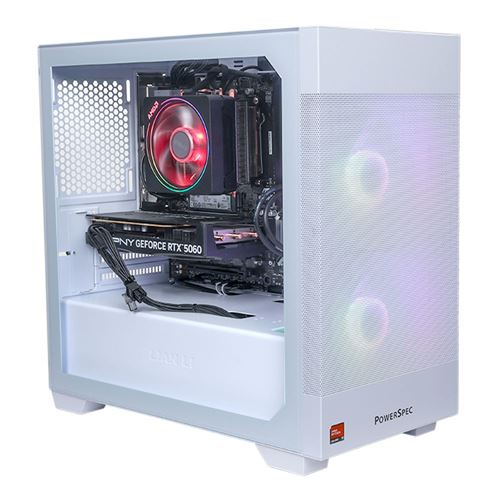 PowerSpec G537 Gaming PC
AMD Ryzen 5 7500X3D 4.0GHz Processor; NVIDIA GeForce RTX 5060 8 — vista 1